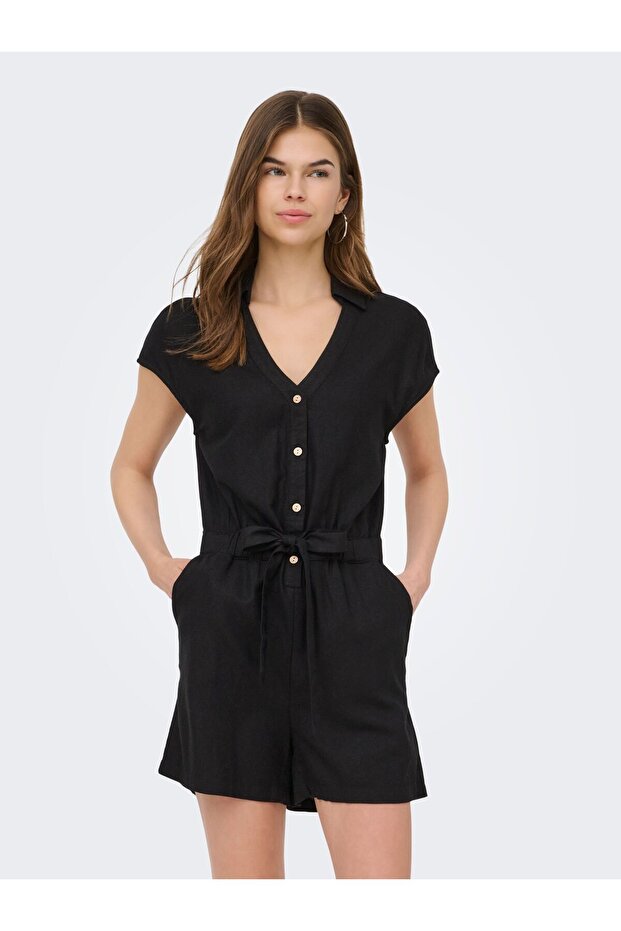 Playsuit ONLGOA lněný overal - 1