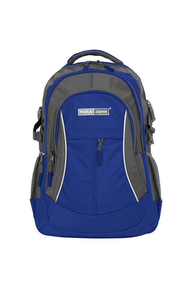 Para John School Backpack 14-20" PVC Coating Durable Student Bag with Strong Zipper