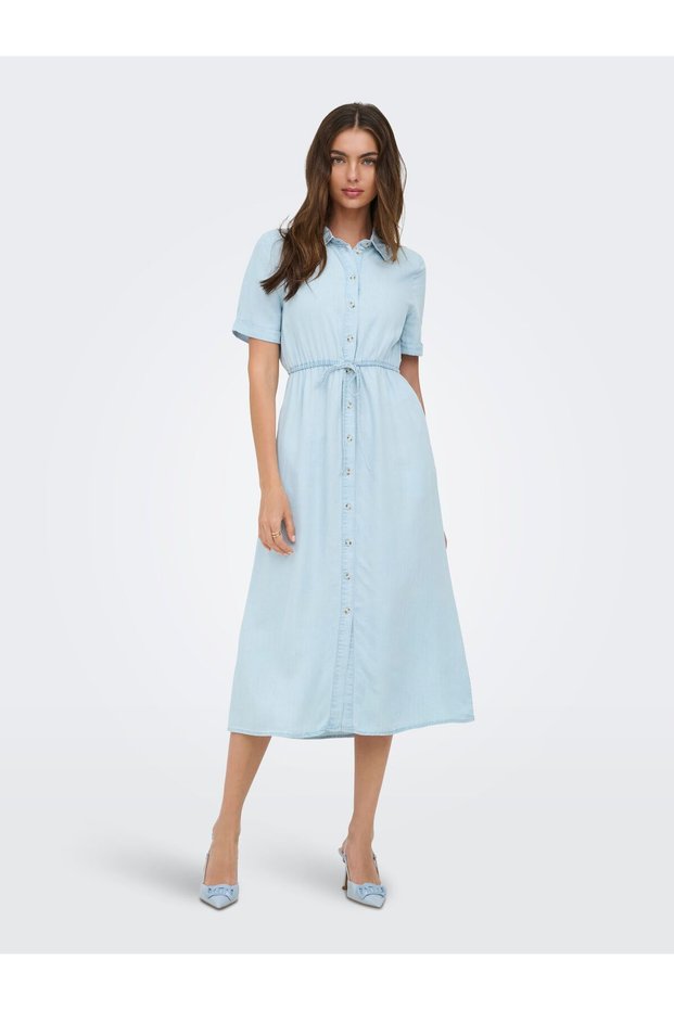 Rochie tip cămașă ONLCHARIS Rochie lungă