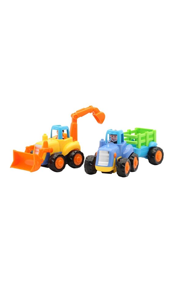 Tractor din plastic (16 cm) - 1