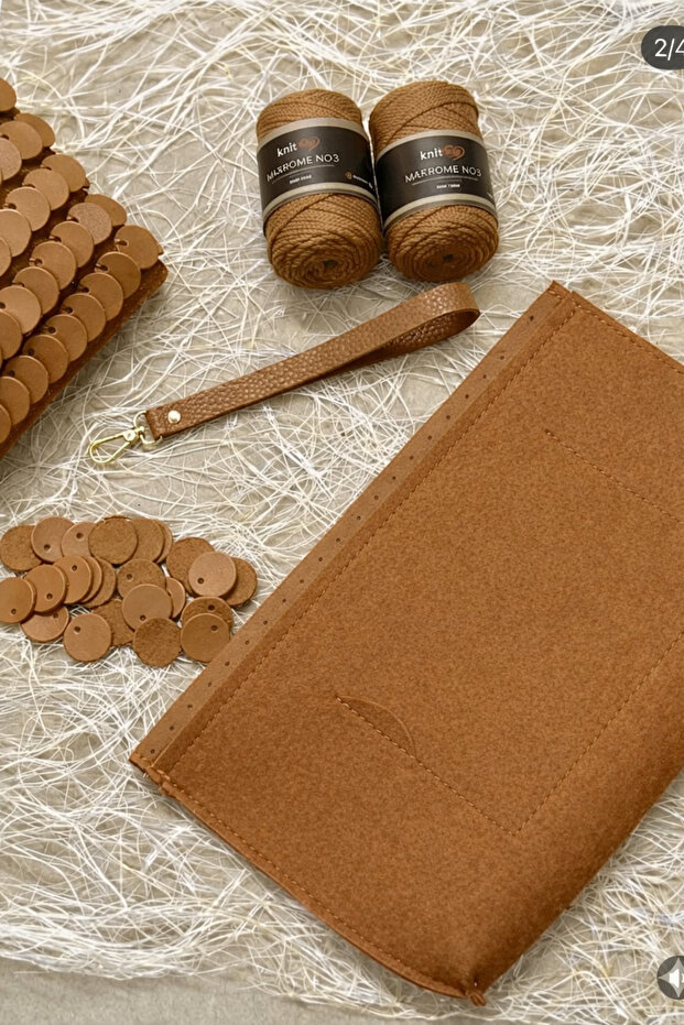 Sequin Bag Kit 20X30 Tan