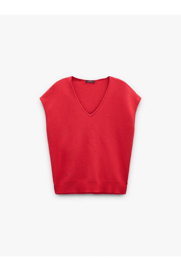 Kadın Düz Örme Üst - 5