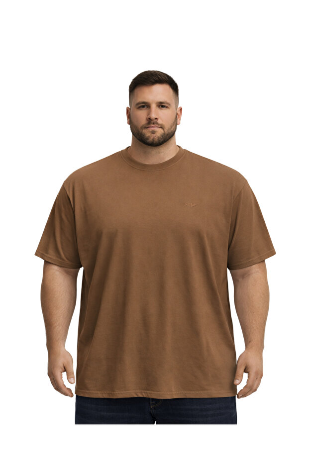 Men's Plus Size Mink Basic Short Sleeve T-Shirt 3Xl-4Xl-5Xl-6Xl-7Xl-8Xl