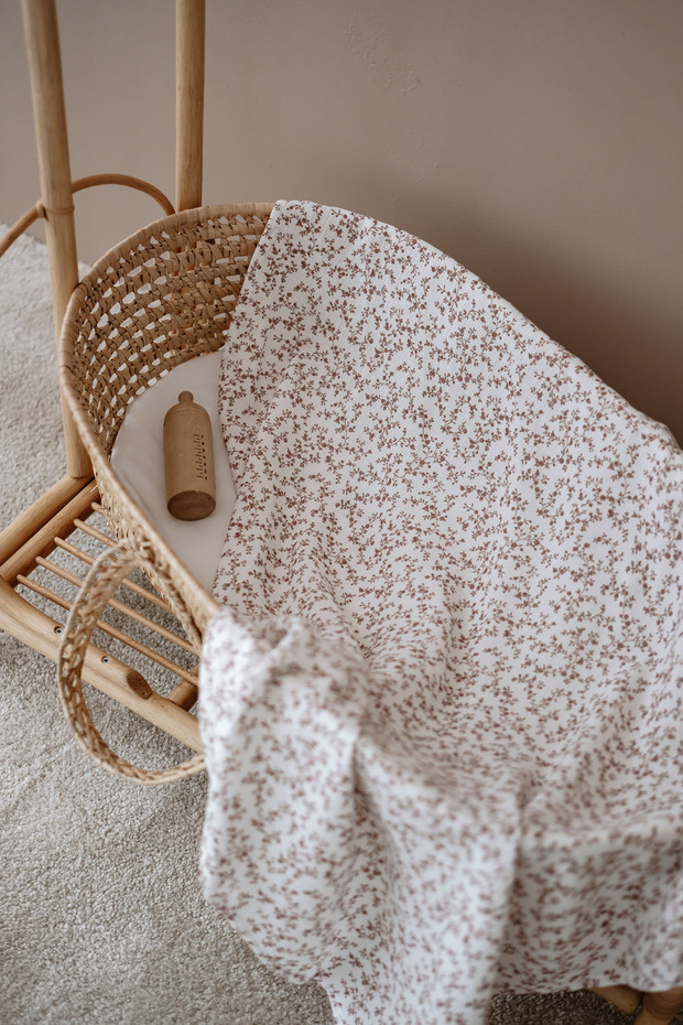 100% Cotton Muslin Blanket - Blanket (100X100 cm) | Sweet Briar