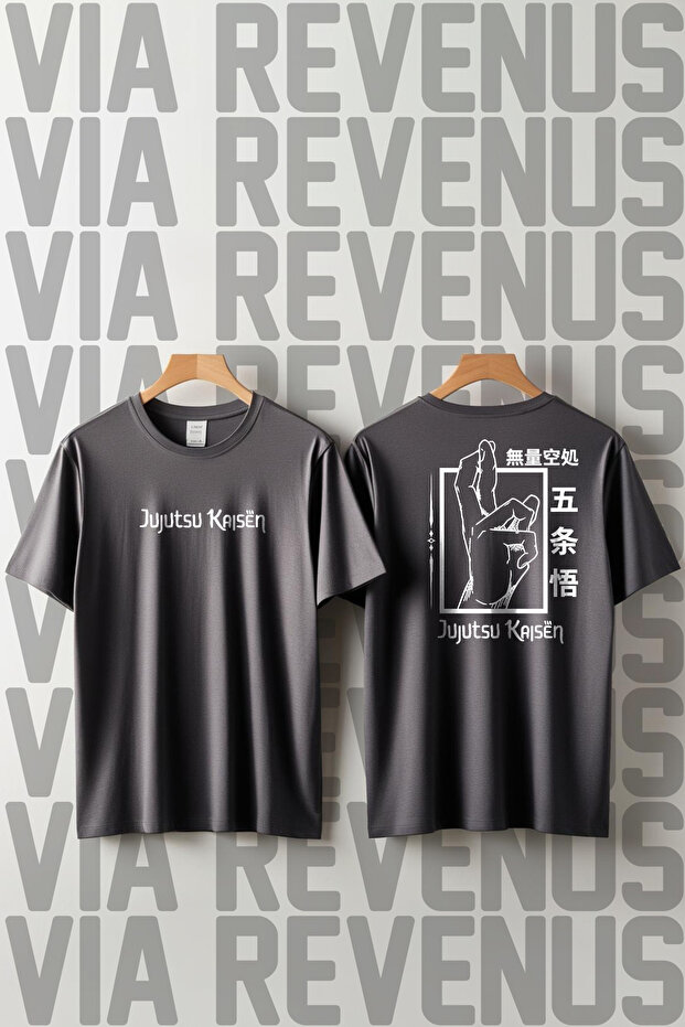 Jujutsu Kaisen Printed Crew Neck Loose Fit 100% Cotton Unisex Tshirt