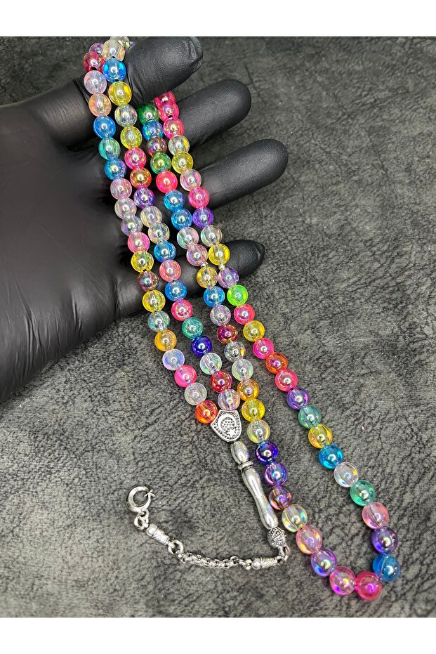 99' Glossy Bonibon High Quality Powder Amber Prayer Beads