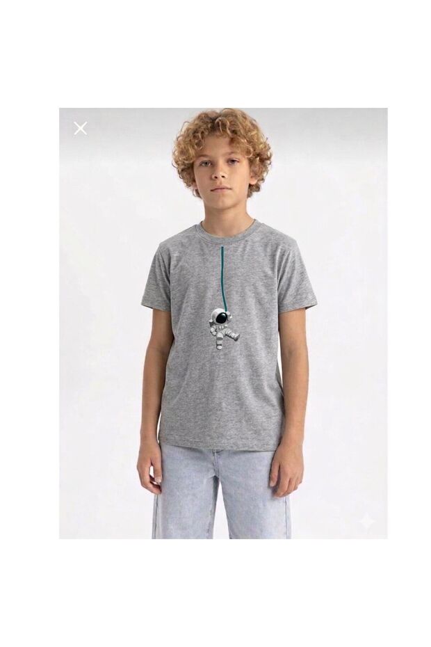 Alien Rope Printed 100% Cotton Regular Crew Neck Kids Unisex T-Shirt 5 6 -7 8-9 10 -11 12 Years Old
