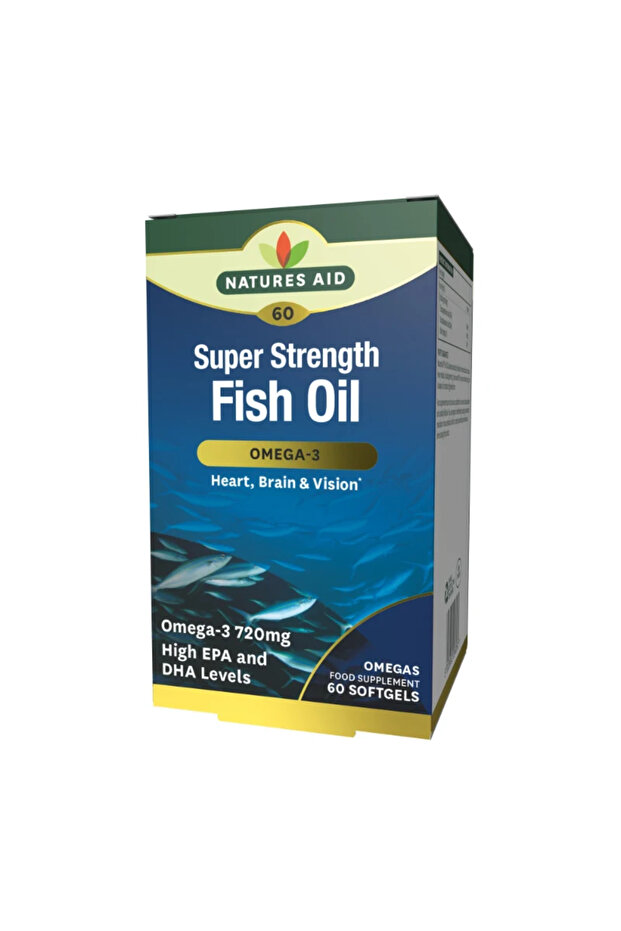 SUPER STRENGTH FISH OIL SOFTGELS 60S