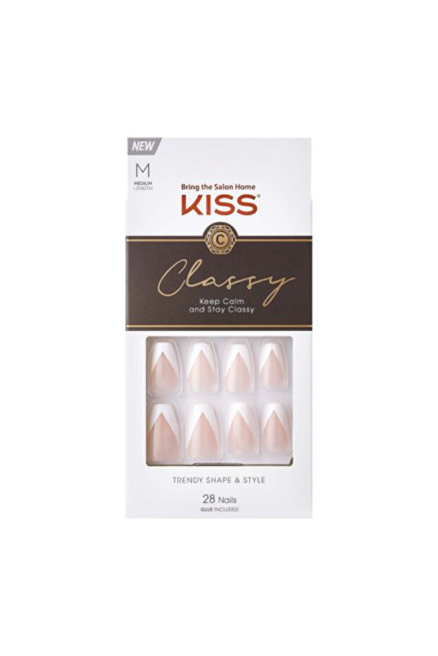 KCS04S CLASSY TRENDY SHAPE MEDIUM NAIL 28S