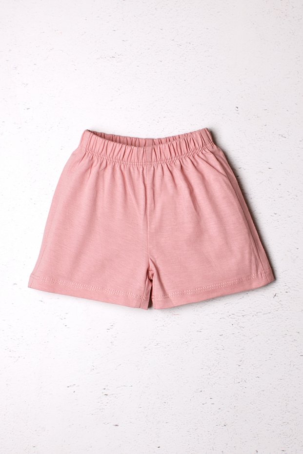 Baby Girl Cotton Elastic Combed Cotton Shorts