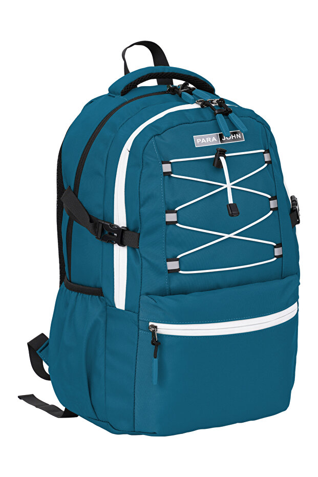 "Para John School Backpack – Durable 18/20/22 Inch with Strong Handle & Zipper, Quality PVC Coating"