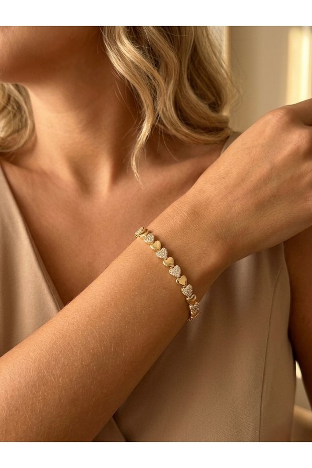 Xuping Bracelet Anti-Tarnish Anti-Allergic Heart Figure (2 Years Importor Warranty)