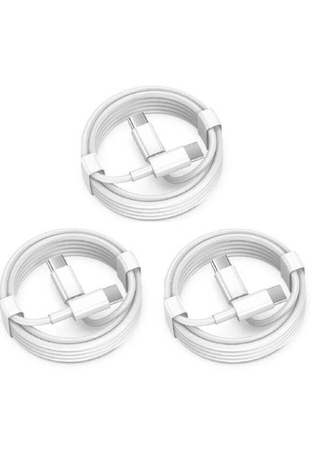كابل شحن USB C إلى USB C بقوة 60 واط، عبوة من 3 قطع