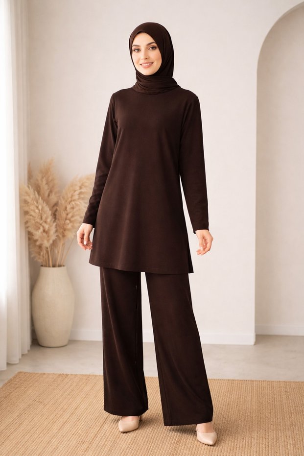 Sandy Fabric Classic Hijab Set