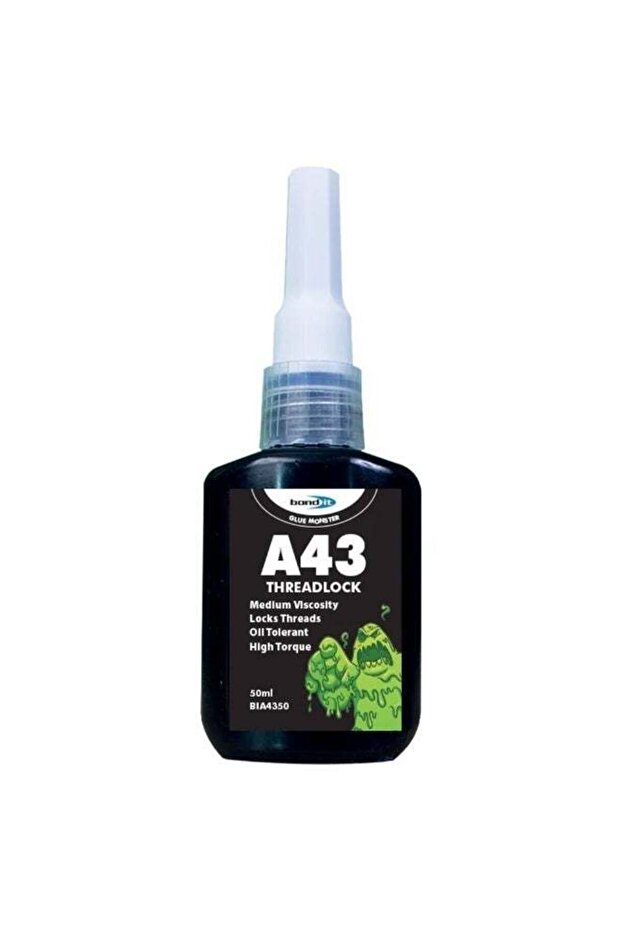 Bond-It A43 Threadlock Blue Medium Strength Anaerobic Oil Tolerant Threadlocker - Seals Out Moisture