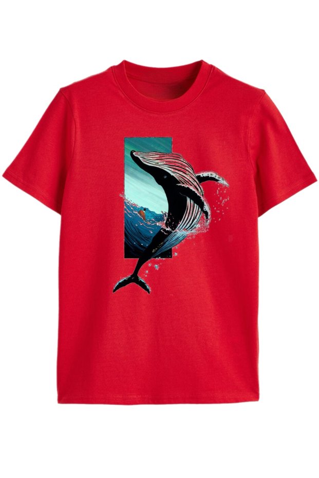 Lord of the Sea – Whale Printed Children's T-Shirt