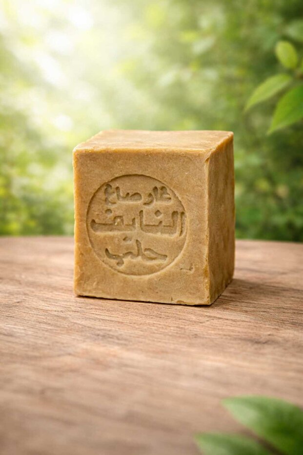 Natural and Handmade Ancient Marseille Laurel Garlic Aleppo Soap Arabic Soap 150-170 Gr