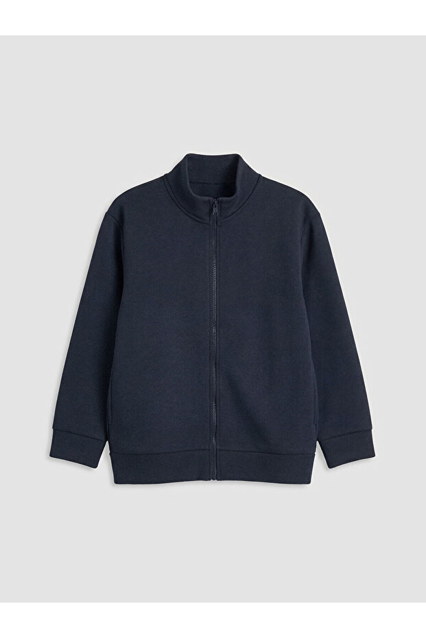 Vizyon New Season Stand Collar Boys' Zippered Sweatshirt