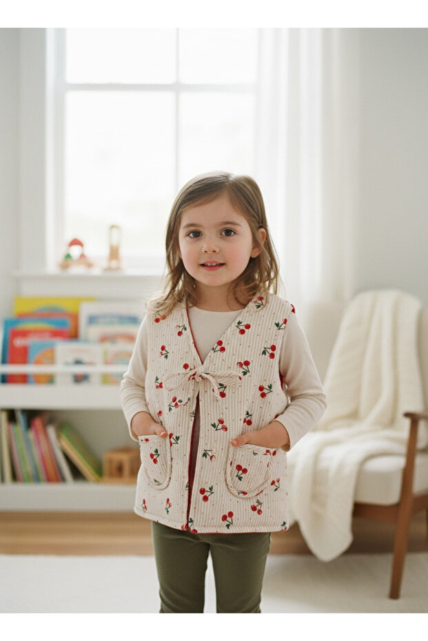 Cherry Girl's Vest