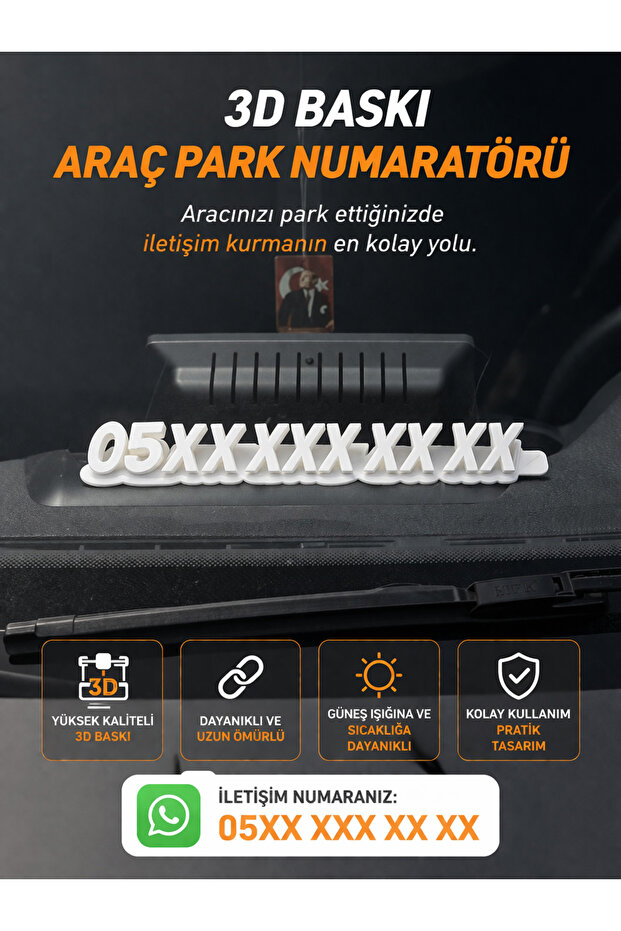 Automobile Parking Number Plate