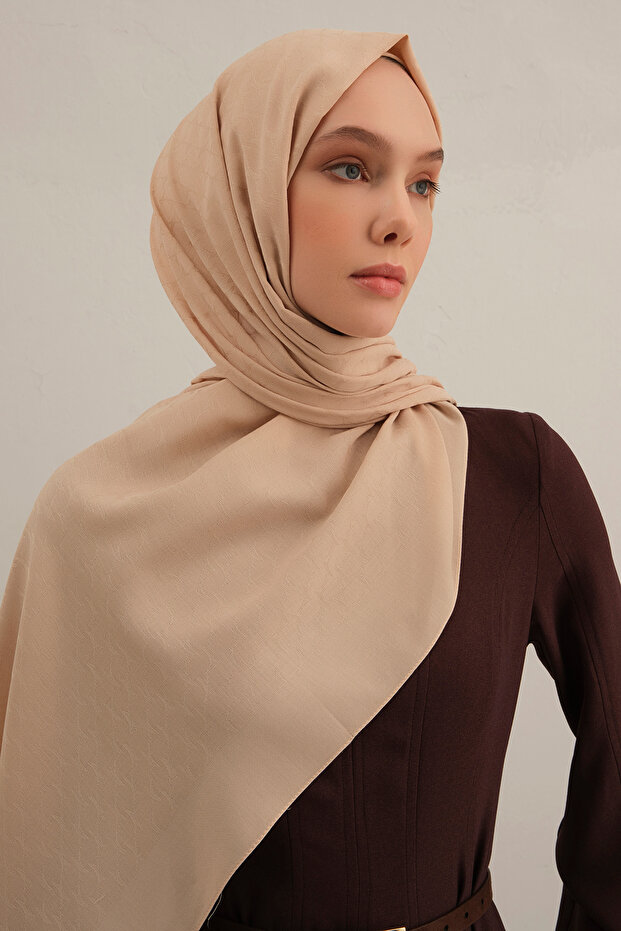 Link Pattern Bamboo Cotton Shawl - 4