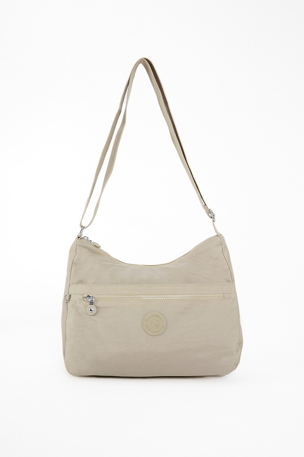 Parachute Fabric Water Repellent Women's Shoulder Bag Lightweight Daily Large Volume Zippered