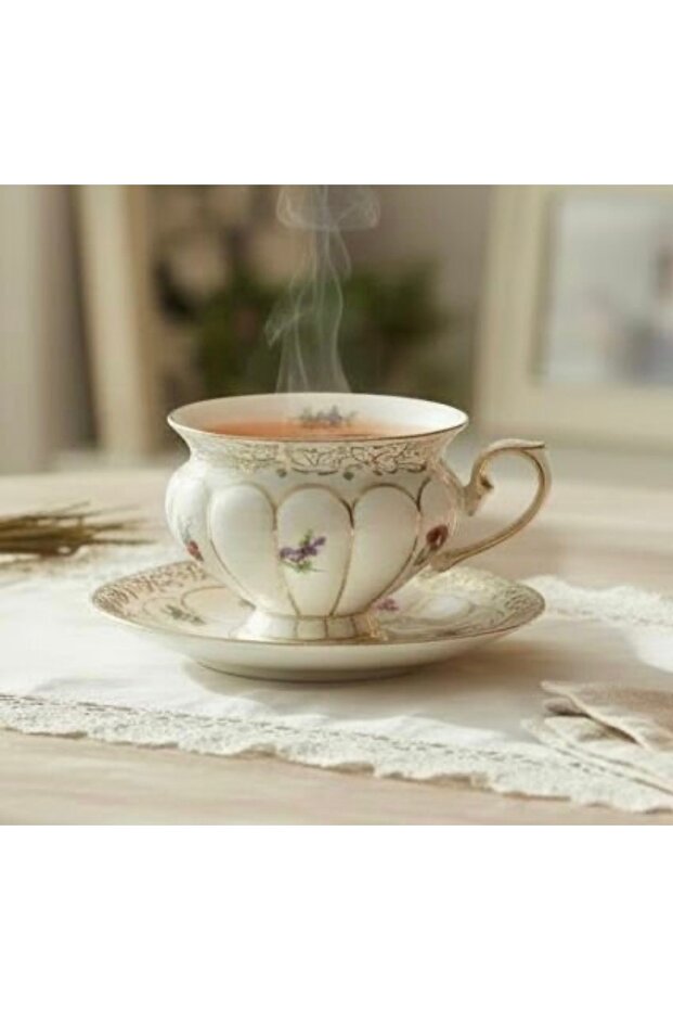 Esterhomedecor 6-Person Porcelain Coffee Cup Set Helen 110ml