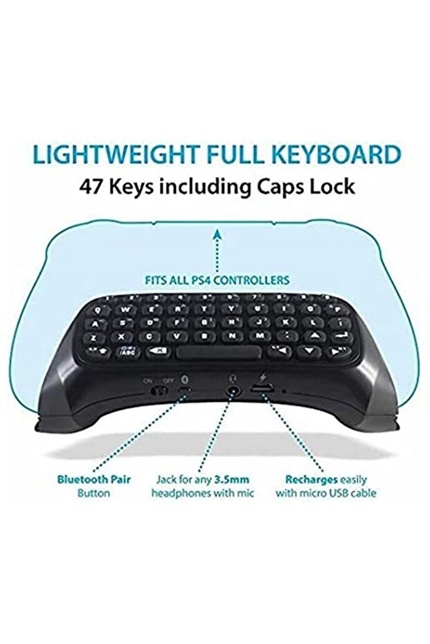2.4G Wireless Chatpad for PS4 Controller - 2