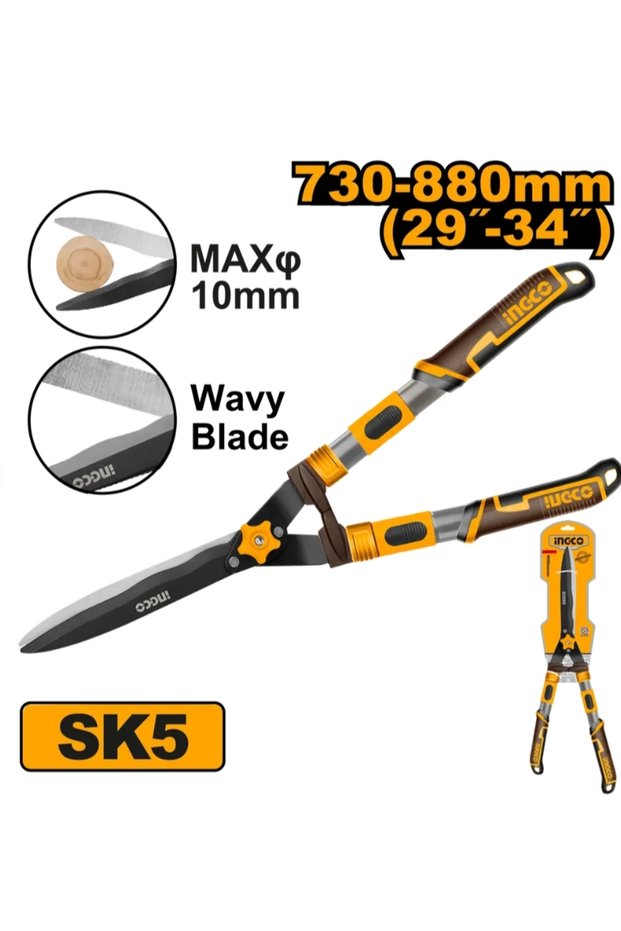 Hedge Shears with Telescopic Handle
