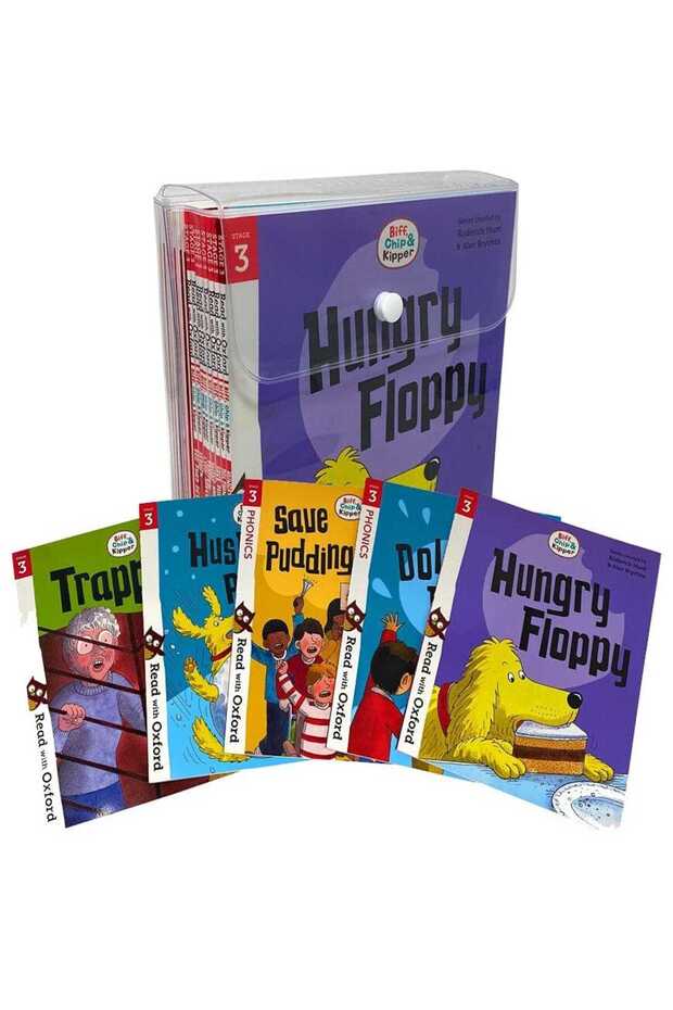 Biff, Chip and Kipper Stage 3 Read with Oxford: 5+: 16 Books Collection Set Pack