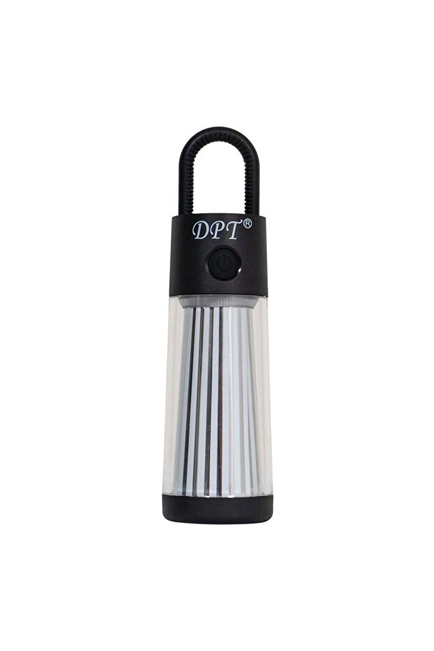 Mobile Camping Flashlight, USB Flashlight, White, Size 3.8*3.8*13.5 cm