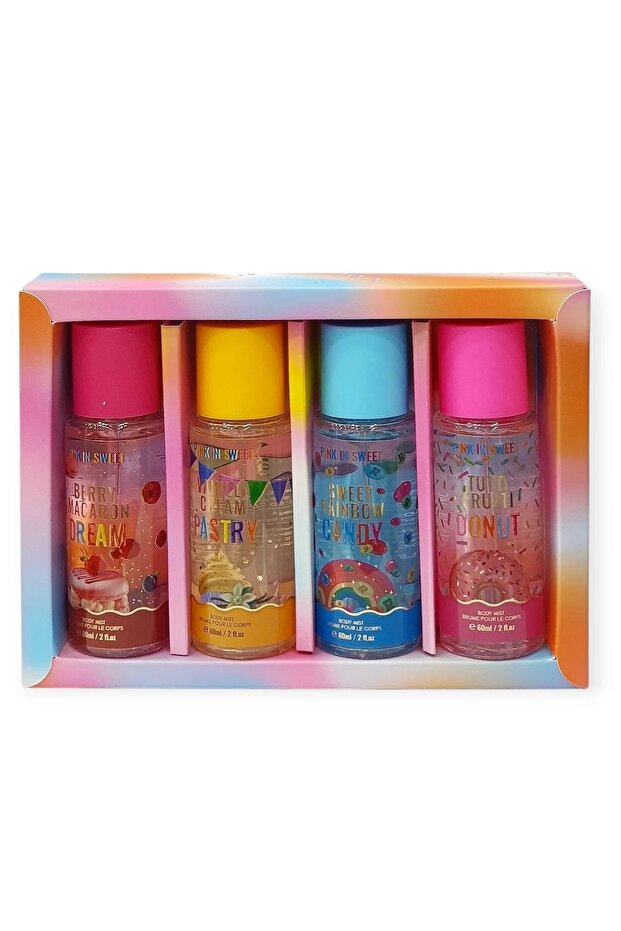 مجموعة هدايا معطر جسم 4 روائح