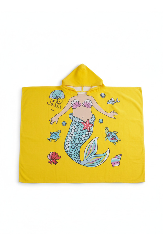 - Printed Baby Bath Towel with Hood,