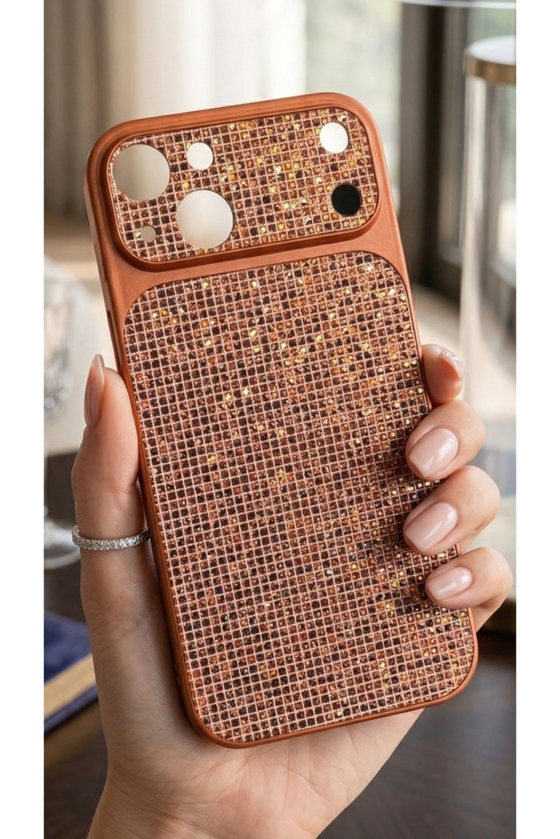 Premium Glitter Mosaic Design Colorful iPhone Case Compatible with iPhone 13