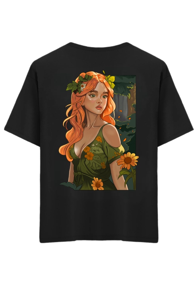 Silent Power Bloom – Premium T-Shirt / Tank Top with Floral Detail (Optional)