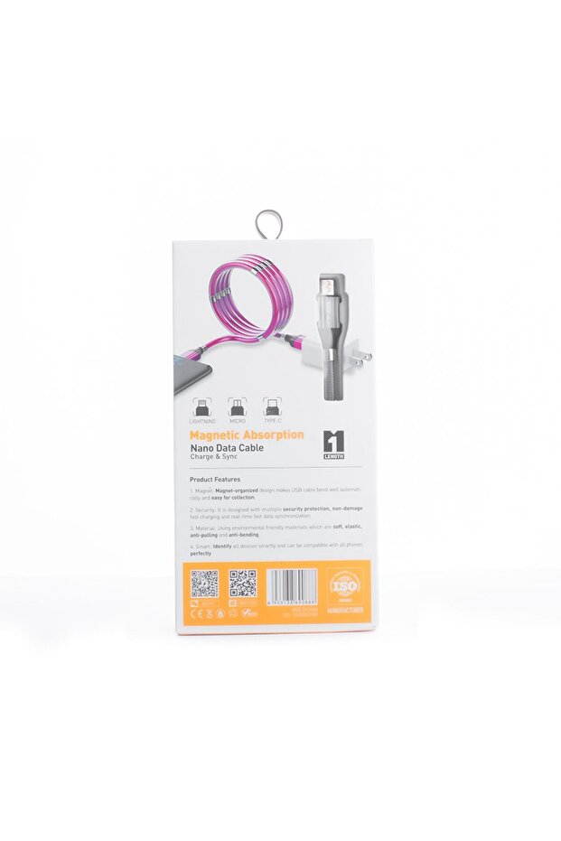 كابل بيانات USB-Type-C بطول 1 متر طراز LS491 - 2