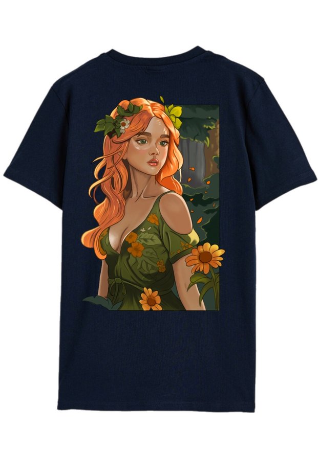 Silent Power Bloom – Premium Kids' T-Shirt with Floral Detail