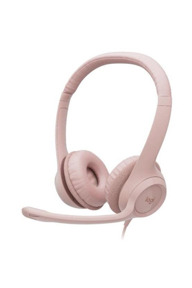 Casti Stereo H390, USB, Microfon, Roz