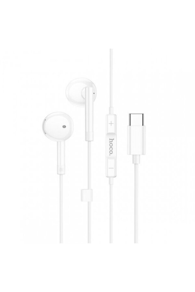 Handsfree USB-C HOCO M95, Alb - 1
