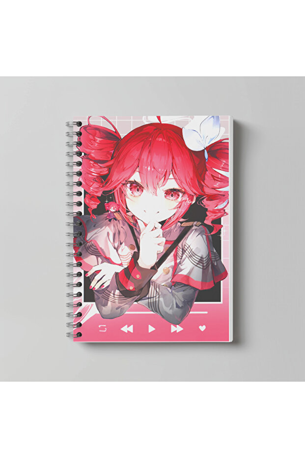ورق مطبوع عليه شخصيات أنمي Vocaloid x Kasane Teto مقاس A4، 60 ورقة، بدون خطوط