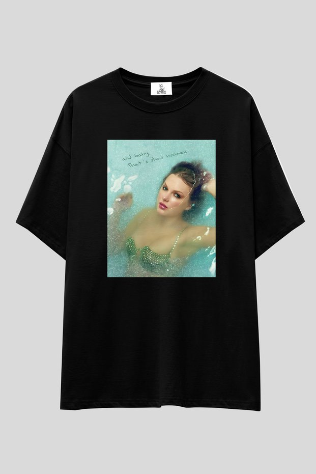 Taylor Swift T-Shirt |   Unisex 100% Cotton Black & White Printed Custom Design Tee
