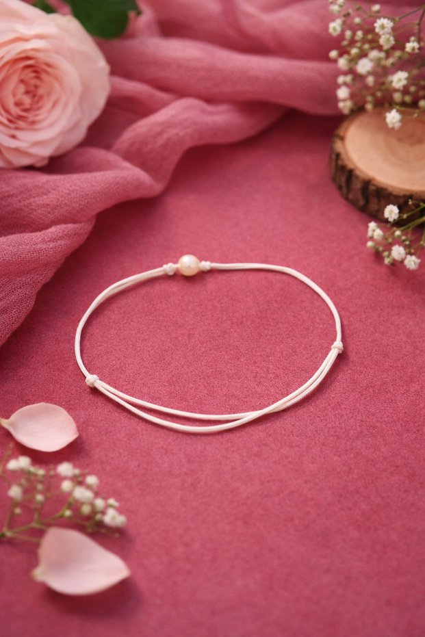 10 Pieces White Pearl Bride Bridesmaid Bracelet Set Rope Bracelet Wedding Henna Engagement Wedding Gift