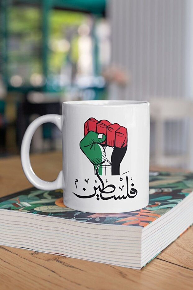 كوب تانيم بتصميم فلسطيني مطبوع، كوب غزة، كوب كودوس