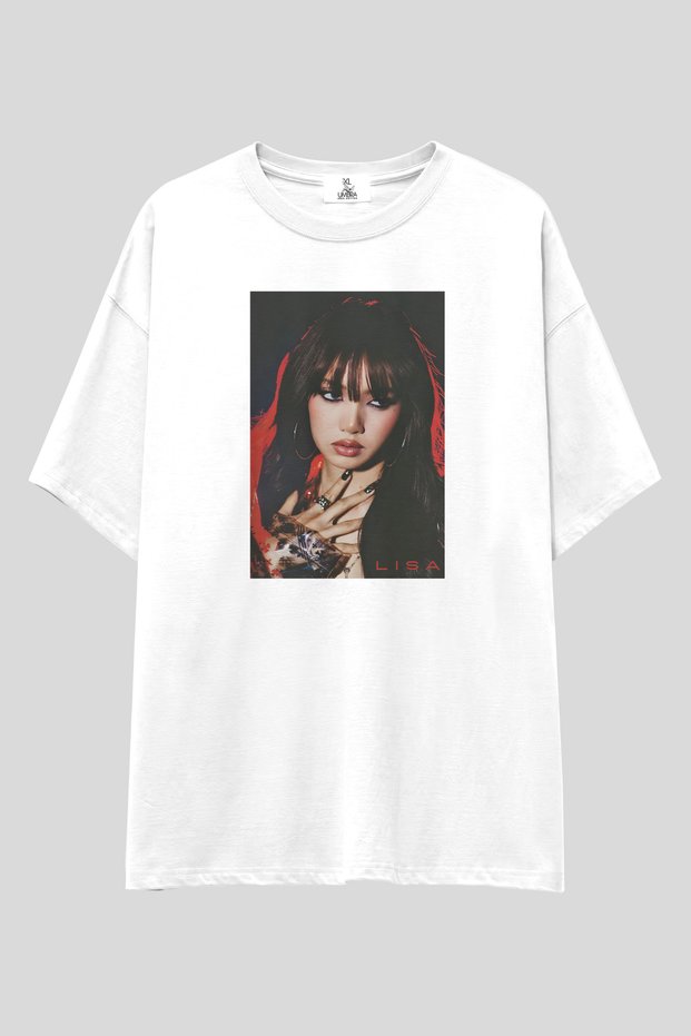 Blackpink Lisa "Red Era" T-Shirt | Unisex 100% Cotton Custom Design Tee