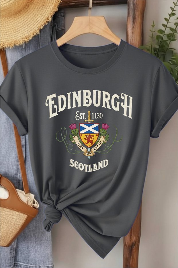 Edinburgh Scotland Printed Women's T-Shirt