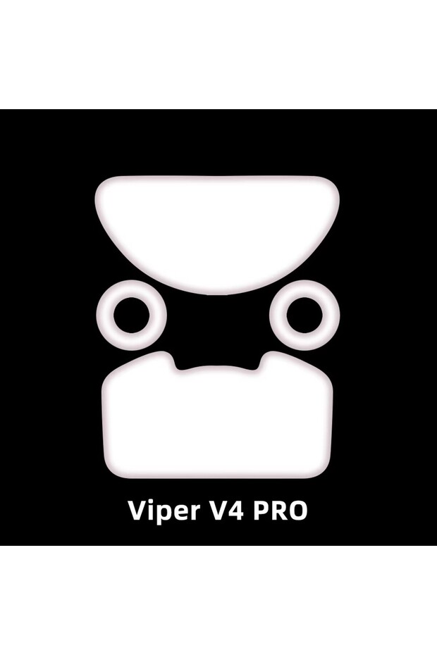 أحذية ماوس ICE ESPTIGER ICE لـ Razer Viper V4 Pro، مصنوعة من PTFE عالي النقاء، بحواف انزلاقية ثلاثية الأبعاد.