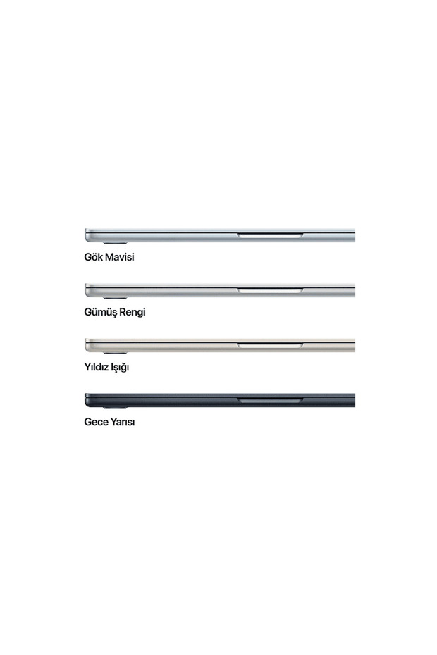 MDV94TU/A/MacBook Air/Apple M5 İşlemci(10 Çekirdek CPU-10 Çekirdek GPU)/16GB RAM/512GB SSD/15" - 3