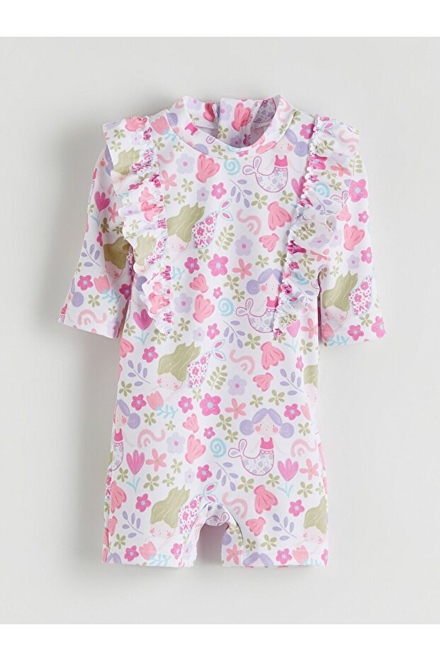 Lcw Accessories Floral Girl's Swimsuit
