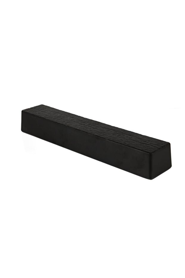 طبق تقديم مستطيل أسود 35.9×7.1×5.1 سم - 1