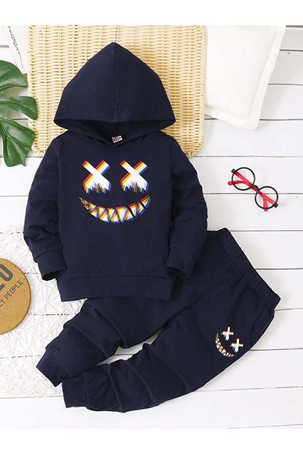 Printed Tracksuit Set